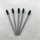 Semiconductor Lint Free Q Tips Black Foam Grey Stick Super Absorbent