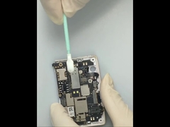 Tamponi in poliestere a testa tonda