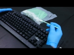 Tamponi in schiuma per sala bianca monouso a testa circolare per elettronica