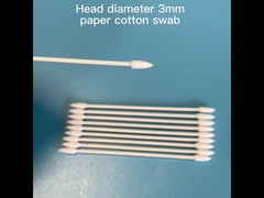 ECO 3mm Testa doppia a punta Capoli di cotone industriali Pulizia di precisione