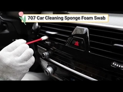 707 Sgomberini per la pulizia a schiuma con manico rosso