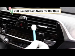 708 Swab di schiuma a manico lungo Swab rotondo di punta di schiuma per la pulizia di precisione