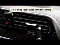 Swab di schiuma con maniglia estesa Blu/verde/nero Swab di punta di schiuma con maniglia lunga 165 mm