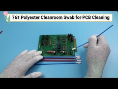 Manico lungo 6.6 pollici PP Green Stick Poliestere Swab a punta elettronica pulita