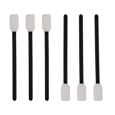 2 strati quadrano lo stampatore Cleaning Polyester Swabs di ampio formato con la maniglia nera