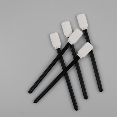 2 strati quadrano lo stampatore Cleaning Polyester Swabs di ampio formato con la maniglia nera