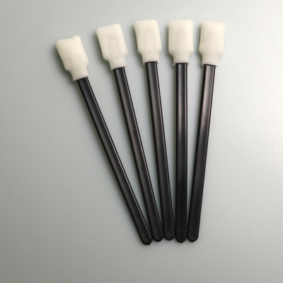 Stampatore capo Cleaning Foam Swabs di formato della spugna quadrata piana con la maniglia nera