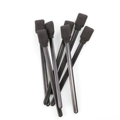 Bastone della spugna del quadrato di Cleaning Swab With della stampante di punta della schiuma del nero del locale senza polvere