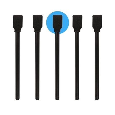 Bastone della spugna del quadrato di Cleaning Swab With della stampante di punta della schiuma del nero del locale senza polvere