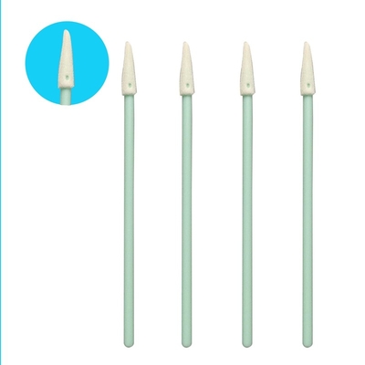 Piccola punta di spugna a punta PP Stick Slot Groove Swab di pulizia 76mm