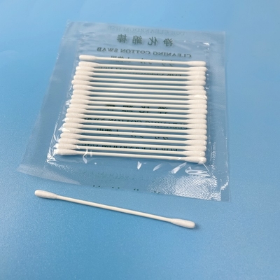 BB-001 Bastoncini di cotone rotondi doppi industriali 25 pezzi Una carta per manici per sacchetti