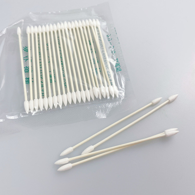 Doppio tampone fornito di punta appuntito di 3MM con cotone purificato bastone di carta