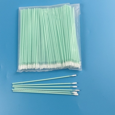 6,4" tampone lungo di pulizia del poliestere senza filaccia con la lente ottica della pagaia flessibile pulita