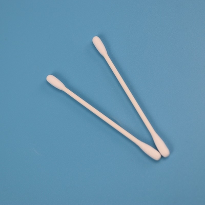 grandi Qtips capi rotondi del tampone di cotone del locale senza polvere di 4.5mm biodegradabili