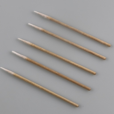 Tampone di cotone aguzzo del micro di legno del bastone 1mm senza filaccia per pulizia