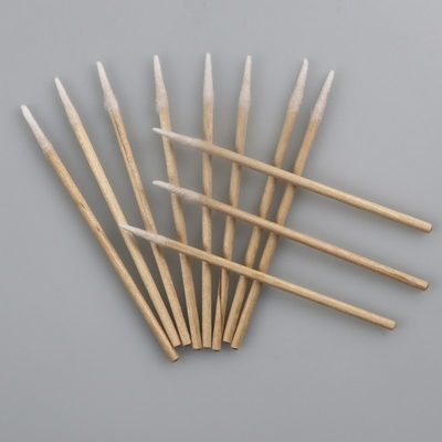 Tampone di cotone aguzzo del micro di legno del bastone 1mm senza filaccia per pulizia
