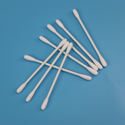 Doppio cotone capo rotondo Bud Swab For Cleanroom dei Qtips del bastone di carta biodegradabile