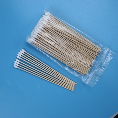 6" cotone di legno lungo amichevole Bud Swab For Daily Use del bastone di Eco