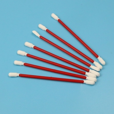 Tampone resistente solvente senza filaccia del locale senza polvere fornito di punta poliestere di Terital con la maniglia rossa
