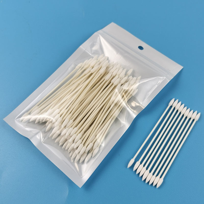 il doppio di carta amichevole del bastone di 3mm Eco ha indicato il tampone di cotone cosmetico dei Qtips per l'eliminazione di trucco