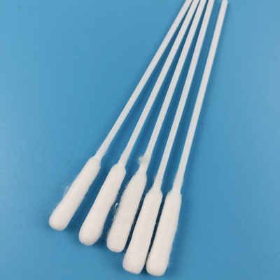 Cotone igienico lungo bianco biodegradabile Bud Swab del tampone di cotone del cilindro per il cosmetico