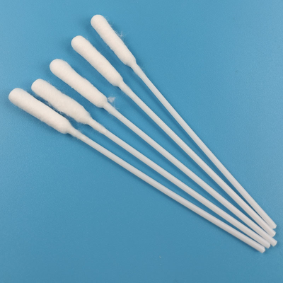 Cotone igienico lungo bianco biodegradabile Bud Swab del tampone di cotone del cilindro per il cosmetico