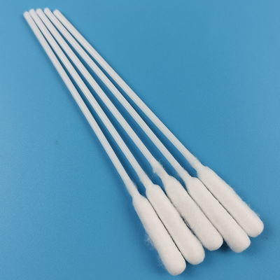 Cotone igienico lungo bianco biodegradabile Bud Swab del tampone di cotone del cilindro per il cosmetico