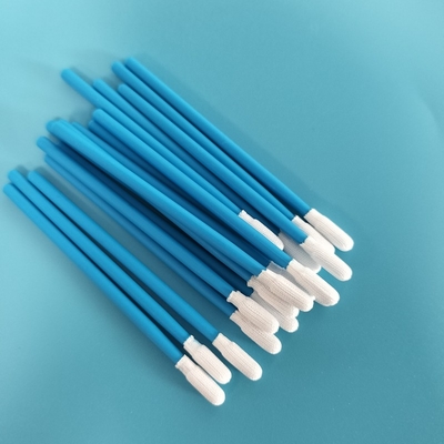 TX743 Pulizia in fabbrica senza lingotti Micro Round Dacron Polyester Swab per la stanza pulita