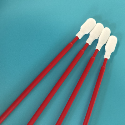 TX761 Non abrasivo PP rosso Stick Paddle Head Swabs di poliestere PCB di pulizia Swab per la stanza pulita
