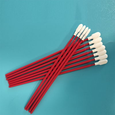 TX761 Non abrasivo PP rosso Stick Paddle Head Swabs di poliestere PCB di pulizia Swab per la stanza pulita