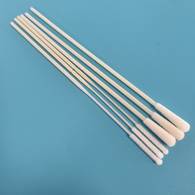 ABS Stick Flocked Nylon Nasal Swab Swab di raccolta campioni con punto di rottura avvolto individualmente