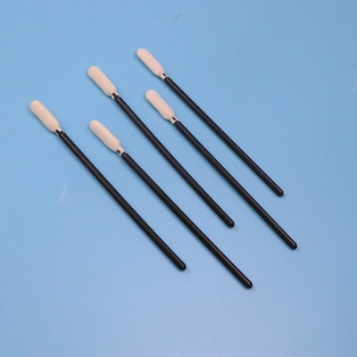 TX746 Low Particle Out Black Handle Sponge Foam Tip Cleanroom Swab per la pulizia della stampante