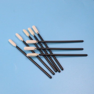 TX746 Low Particle Out Black Handle Sponge Foam Tip Cleanroom Swab per la pulizia della stampante