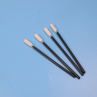 TX746 Low Particle Out Black Handle Sponge Foam Tip Cleanroom Swab per la pulizia della stampante