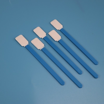 714 Lint Free Green Handle Flat Rectangle Swab in microfibra per la pulizia delle lenti