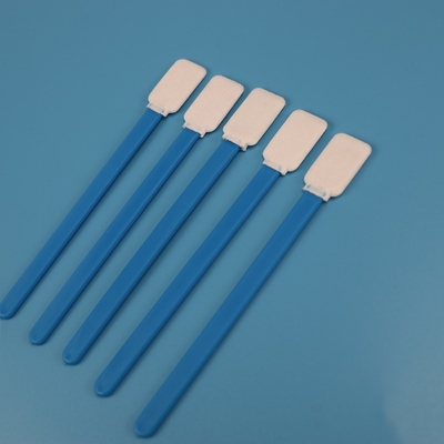 714 Lint Free Green Handle Flat Rectangle Swab in microfibra per la pulizia delle lenti