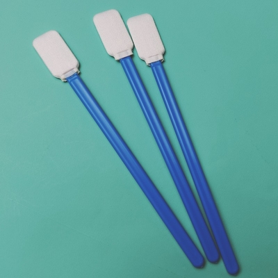 714 Lint Free Flat Square Dacron Cleaning Stick Car Cleaning Polyester Swab per la stanza pulita