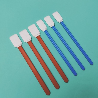 714 Lint Free Flat Square Dacron Cleaning Stick Car Cleaning Polyester Swab per la stanza pulita