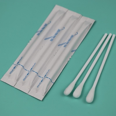 Manico di plastica Pre-umid Qtips Medical Cotton Bud Swab Applicator con alcol