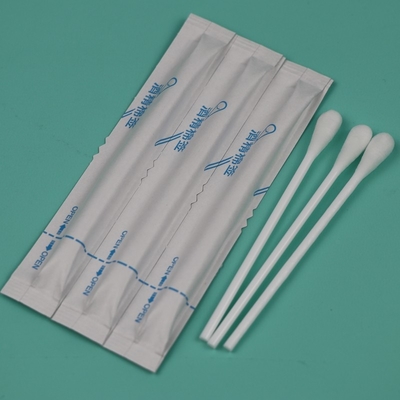 Manico di plastica Pre-umid Qtips Medical Cotton Bud Swab Applicator con alcol