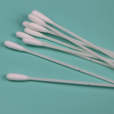 150 mm ABS Stick Cotton Bud Swab Swab per raccolta di campioni orali con punto di rottura