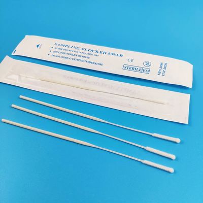 Tampone sterile per campionamento gas EO con punta floccata in nylon - Lunghezza 150 mm, design con punto di rottura, certificato CE per test medici/farmaceutici