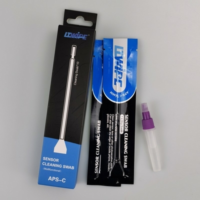 Swab di pulizia senza sensori morbidi per apparecchiature fotografiche Microfibra assorbente a forma di V imballato individualmente