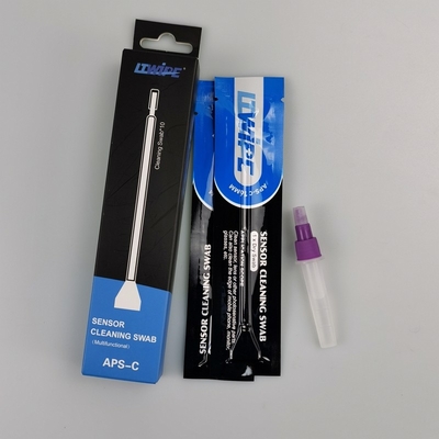 Swabs per la pulizia dei sensori blu senza lingotti per la manutenzione dei sensori della fotocamera