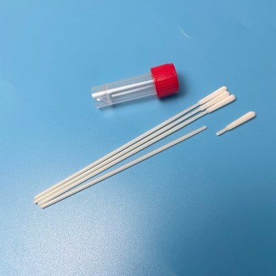 Swabs per la raccolta di campioni con nylon a fiocco morbido, non danneggiano il paziente