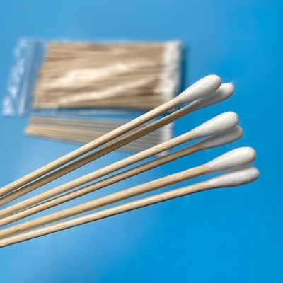 Swab di cotone di legno di 150 mm di lunghezza Swab di raccolta campioni
