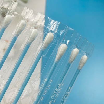 Bastoncini di cotone professionali per salone, confezionati singolarmente, con punte rotonde/a punta, per extension ciglia e uso spa