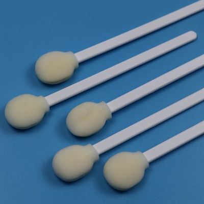 Applicatore di tamponi di schiuma per cioccolatini medici monouso bianco in PP