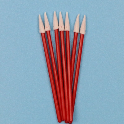 TX750 Lint Free Mini Sponge Stick Piccola pulizia auto compresa spazzolino di schiuma da stanza pulita con manico rosso