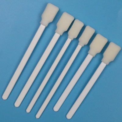 106 mm Adesivo bianco in PP rettangolare Spugna Swab per la pelle Antisettico Spuma Medica Swab Applicatore